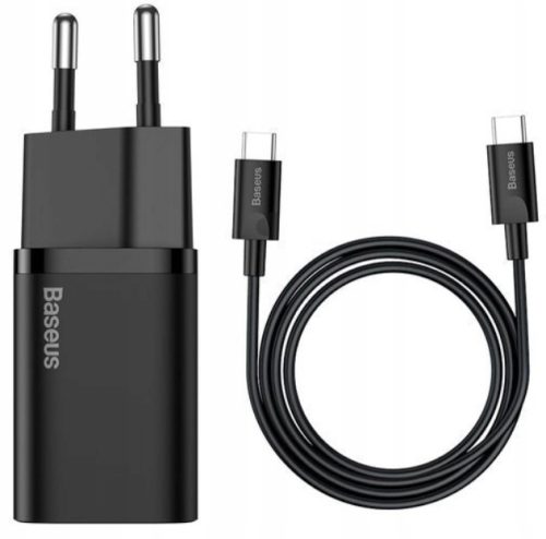  Baseus schnelles Netzwerkladegerät 25W 3A USB Typ C - USB Typ C 3A Kabel 1m