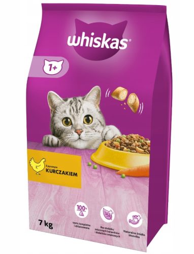  Whiskas Trockenfutter Huhn 7 kg