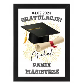   POSTER GLÜCKWUNSCH ZUR VERTEIDIGUNG DES ENDE DES MASTERSTUDIUMS VERTEIDIGUNGSGESCHENK