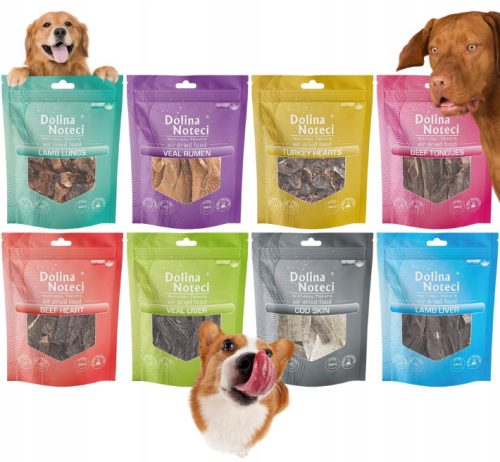  Dolina Noteci NATURAL Treats natürliche Leckereien GESCHMACKSMIX für Hunde 8 Stk.