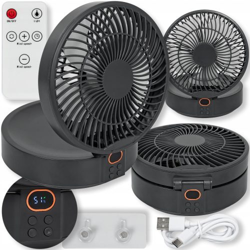  Heckermann WSK302 Mini-Ventilator, schwarz