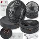  Heckermann WSK302 Mini-Ventilator, schwarz