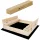  Sandkasten 120x120 cm Holz geschlossen klappbar mit Premium-Bänken