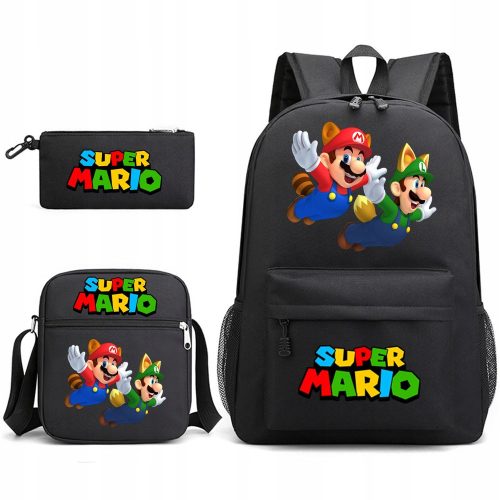  Super Mario Bros Schulset, Rucksack, Tasche, Federmäppchen, tolle Geschenke