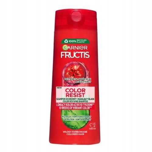  Garnier Fructis Color Resist schützendes Shampoo für gefärbtes Haar mit Acai-Beeren-Extrakt und Fruchtextrakt 400 ml