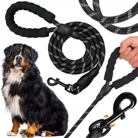    DICKE LEINE FÜR DAS TRAINING EINES GROßEN HUNDES STARKES SEIL REFLEKTIERENDES SEIL 10 m