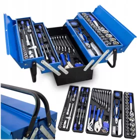  Bituxx Werkzeugkoffer 85-tlg. Organizer-Koffer mit Griffen