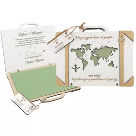    Karte Hochzeitskoffer für Geld Hochzeitsgeschenk Hochzeit Souvenir Gravur