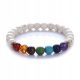  CHAKRA-Howlith-Armband in einer Box