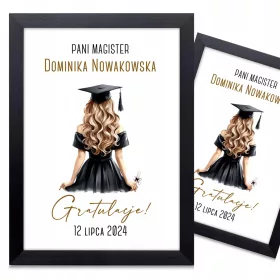    POSTER FÜR MASTER ENGINEER BACHELOR DOCTOR DEFENCE GESCHENK SOUVENIR