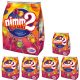 6er Pack NIMM2 Lollipops von Storck, 80 G - Bunte Fruchtgeschmack-Vielfalt mit Vitaminen