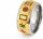  Rotierender Ring mit chinesischem Schriftzeichen, Mahjong, Angst-Fidget-Ringe