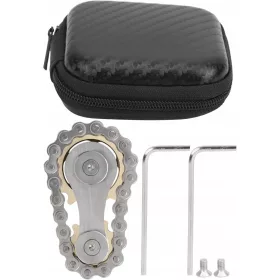  Fidget Spinner, Spinning Fidget aus Edelstahl, Kettenräder