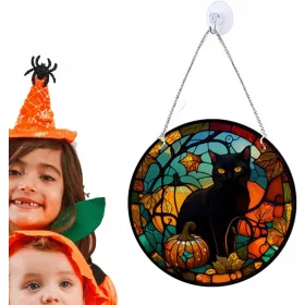    Kürbis Fledermäuse Schild Haustürdekoration, Kürbis Gartenschild