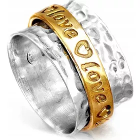    Trend Fingerring Anti Stress Fidget Spinner Angstringe Vintage