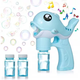    Seifenblasenmaschine, Seifenblasenpistole für Kinder, Seifenblasen für Kinder im Innen- und Außenbereich