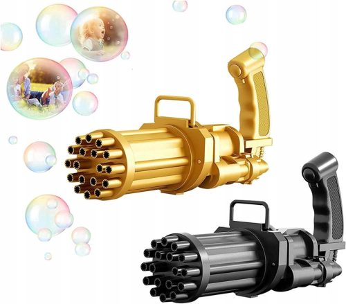  Gatling Seifenblasenmaschine 18 Loch Seifenblasenmaschine für Erwachsene und Kinder,