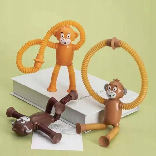  Teleskop-Saugnapf-Fidget-Cup-Giraffen-Sensorspielzeugpaket,