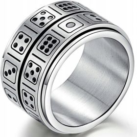    Angst Zappeln Doppelschicht Spinner Würfel Zeus Ringe Für Männer Zappeln