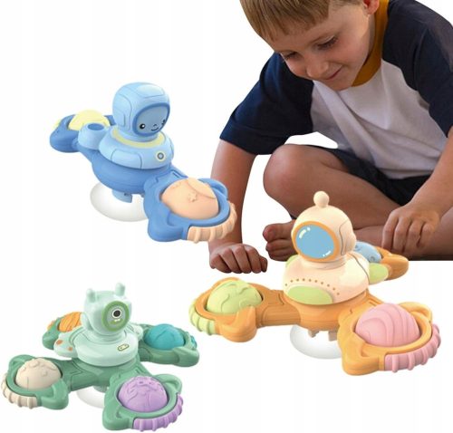  Spinner mit Saugnäpfen? - Niedliches Astronautenbaby, das zappelt und saugt