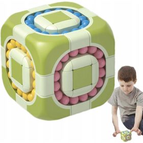    Puzzle-Fidget-Spielzeug, rotierendes Spielzeug in Form eines Magic Bead-Würfels