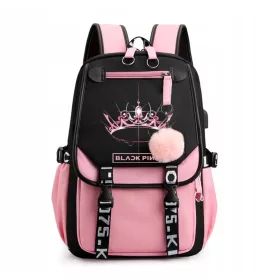  Fortnite-Schulrucksack mit einem Fach. Rosatöne