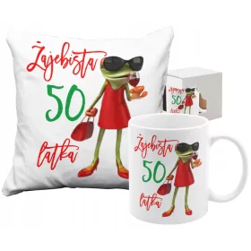    BECHERSET KISSEN GESCHENK ZUM 50. GEBURTSTAG FÜR EINE FRAU 50 Jahre alt