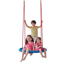  WOODY Houpaci kruh (100cm Durchmesser) - rot-blau