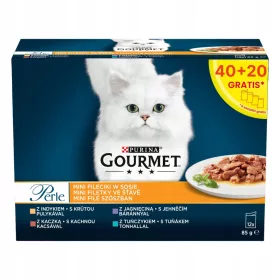 Purina GOURMET Perle Filetsauce MIX Katze 60 x 85g