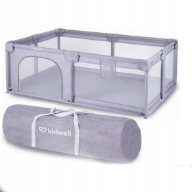  Kidwell FANKO Grauer Spielplatz-Laufstall 120x180 cm