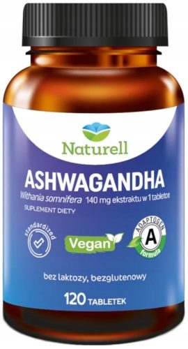 Naturell Ashwagandha, Adaptogen zum Stressabbau, 120 Tabletten