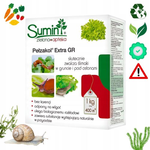 Pełzakol Extra GR - Hochwirksames Schneckenbekämpfungsmittel in Granulatform, 1kg