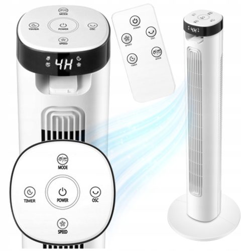  Mirpol TF-2003-36 Säulenventilator, weiß