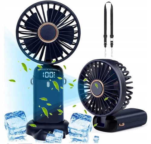  Bedee Mini-Ventilator, HANDBUCH, blau