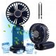  Bedee Mini-Ventilator, HANDBUCH, blau