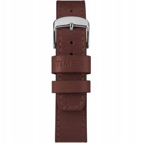 20 mm braunes Timex-Lederarmband