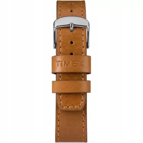  Originales 20-mm-Timex-Uhrenarmband aus braunem Leder