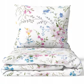   Hochwertiges Bettwäsche-Set 160x200 aus 100% Baumwolle, beidseitig nutzbar mit vielen Designs
