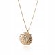  Muschelkette, 925 Gold Geschenk GIORRE