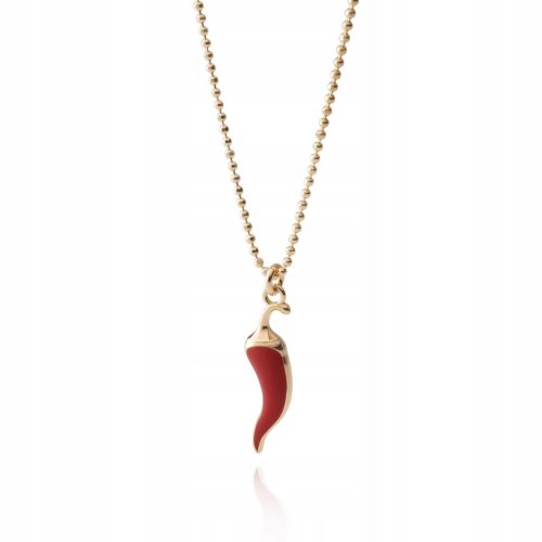 Chili-Pfeffer-Halskette, 925 Gold Geschenk GIORRE