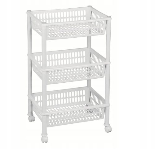  Plast-Team Jumbo Eco Badezimmerregal 68,5x39,4x29 cm weiß