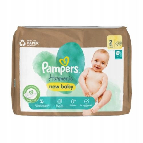  PAMPERS Harmonie Baby 2 Windeln (32 Stk.)