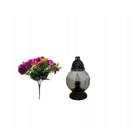  GROSSE KUGELKERZE, LATERNENKERZEN FÜR GRÄBER + EINSATZ