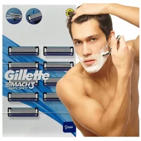  Gillette Mach3 Sport 9 Patronen ORIGINAL
