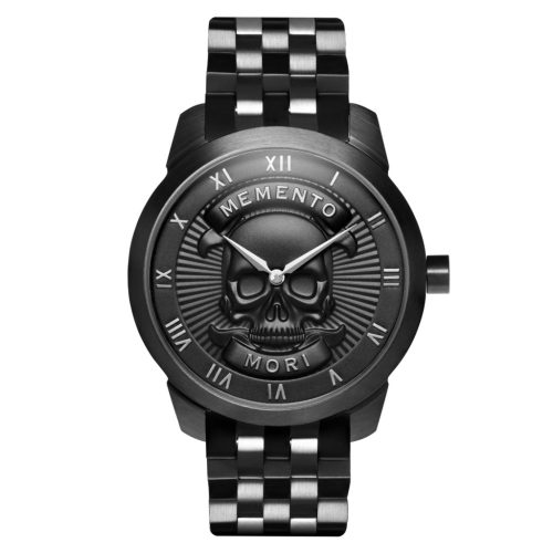  Memento Mori | Stahluhr mit Totenkopf