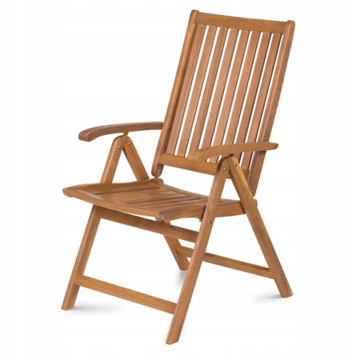  Fieldmann Gartenstuhl, braunes Holz