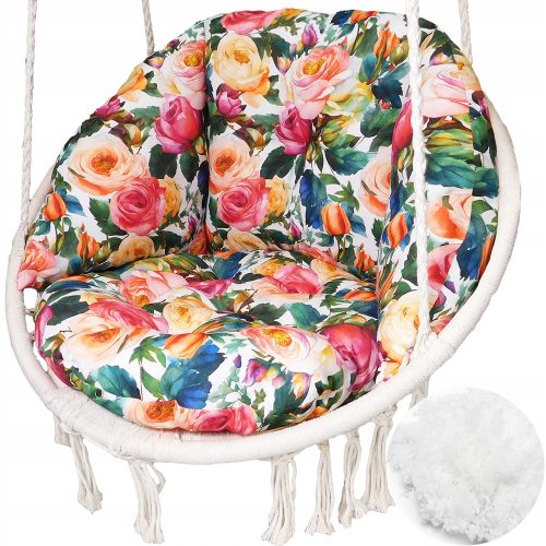  Schaukelkissenstuhl Storchennest Boho - Blumen