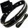  Magnetisches Gesundheitsarmband für Herren SCHWARZ UND GOLD 21 cm Geschenk Vielseitig
