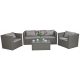  Technorattan Kissen 10er Set GRAU K23