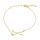  Scherenarmband, vergoldetes Silber